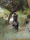 Em topless cabeça Wood (escultura), Senegal.