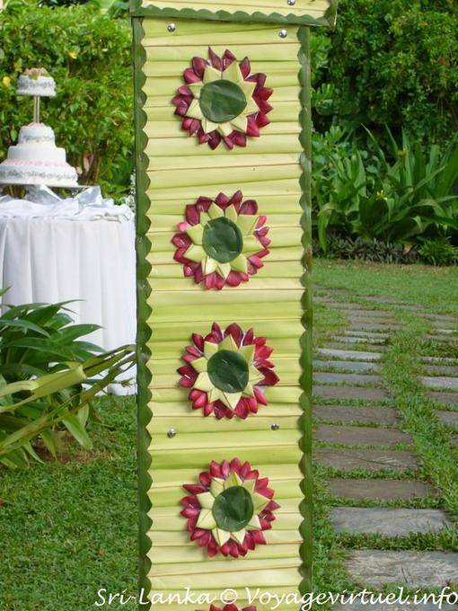 Decoração do casamento, Eden Hotel, Beruwela - Ceilão Sri Lanca