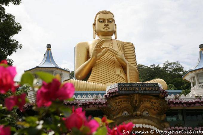 Golden Temple, Golden Buddha, Dambulla - Ceilão Sri Lanca