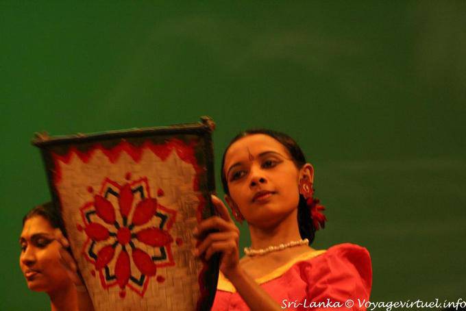 Retrato de dançarinos tradicionais, Kandy - Ceilão Sri Lanca