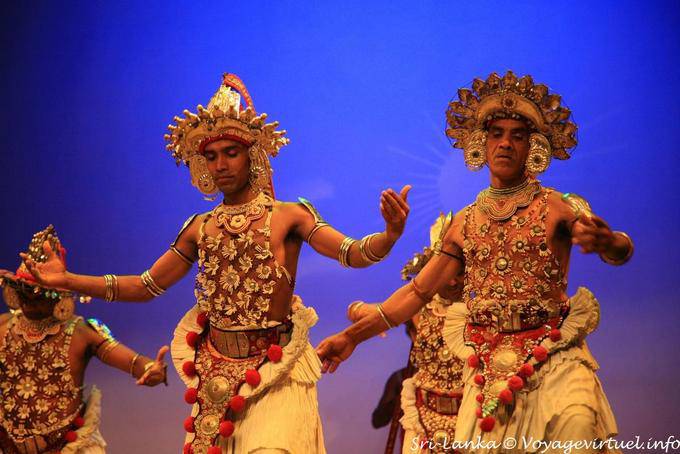 Uḍaraṭa natum dança, dança das montanhas, Kandy - Ceilão Sri Lanca
