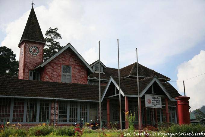 A estação de correios muito britânico em Nuwara Eliya - Ceilão Sri Lanca