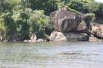 Templo de rock, Bentota Ganga, Beruwela, Ceilão Sri Lanca.