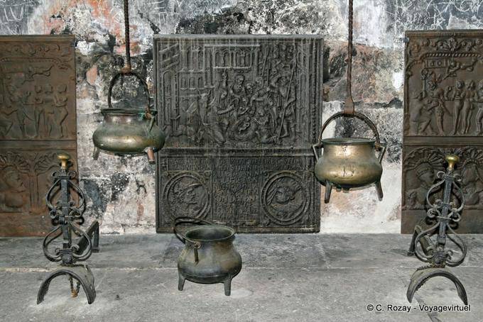Pratos Castelo de Chillon lareiras - A Suíça