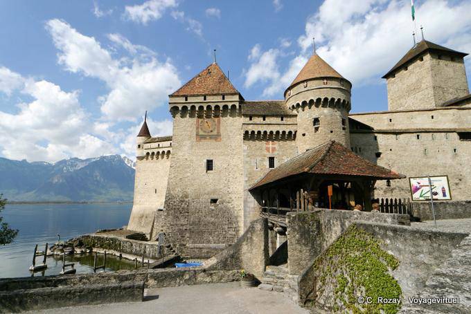 Castelo de Chillon Entrance - A Suíça