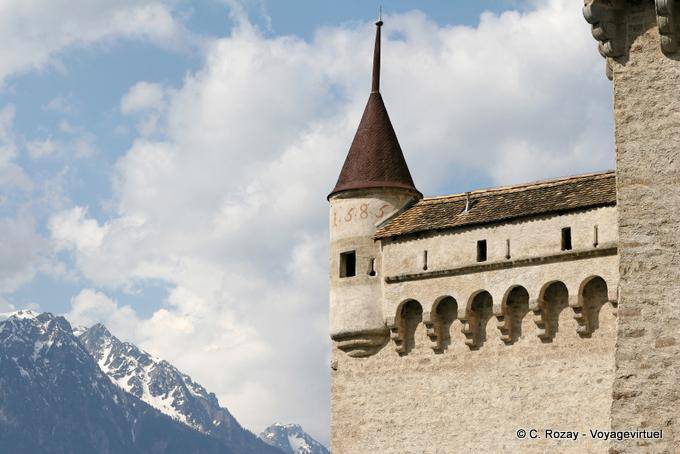 Castelo de Chillon turret - A Suíça
