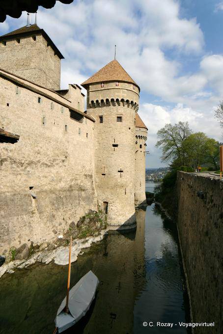 O barco bêbado, Castelo de Chillon, Montreux - A Suíça