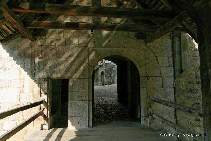 Entrada Postern, Castelo de Chillon, Montreux - A Suíça