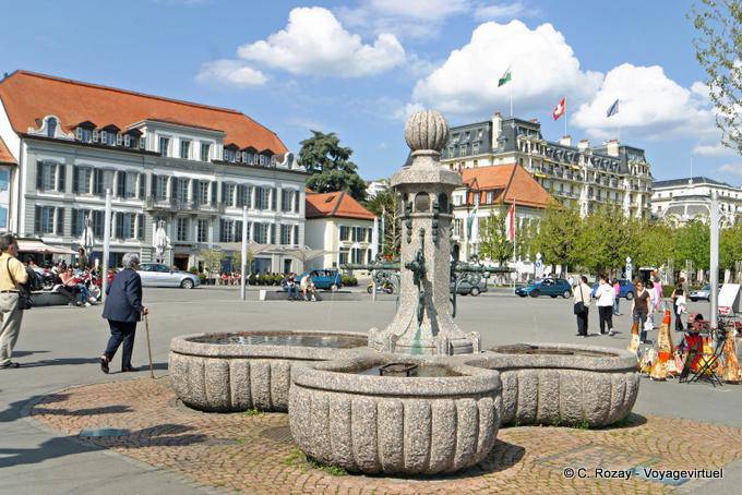 Fontaine em Ouchy - A Suíça