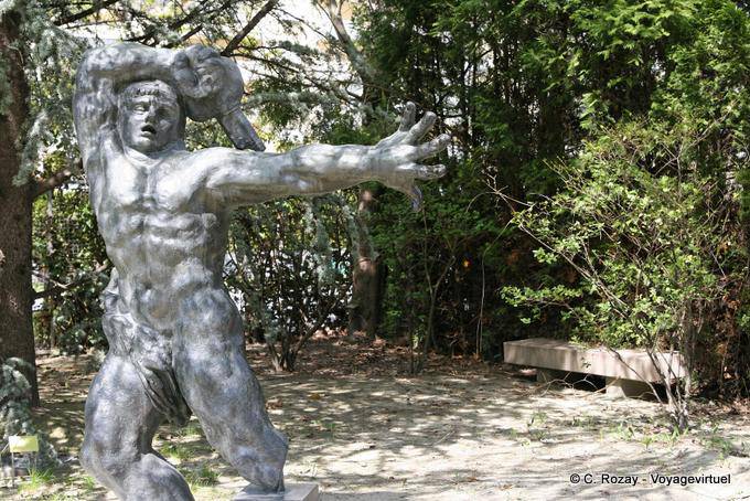 Bronze atormentado, Bourdelle, O Centauro, Gianadda fundação - A Suíça