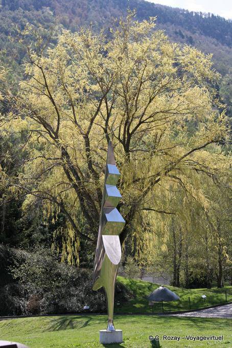 Brancusi, o grande galo, escultura, Gianadda fundação - A Suíça