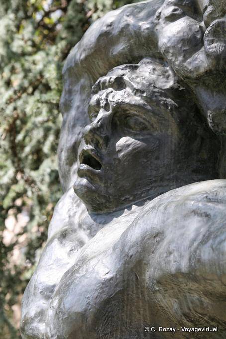 Gros espinha chefe do Centaur, Bourdelle Sculpture Park Gianadda - A Suíça