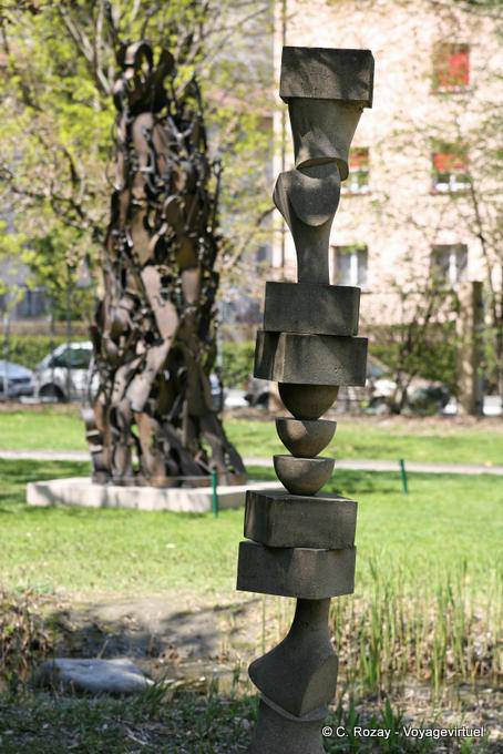 Escultura Onno de Wit, Gianadda fundação - A Suíça