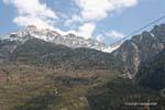 Paisagem montanhosa de Evionnaz, A Suíça.