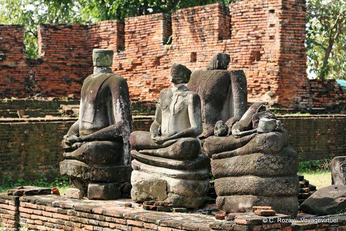 Headless Buddhas, Wat Phra Sri Samphet, Ayutthaya - Tailândia