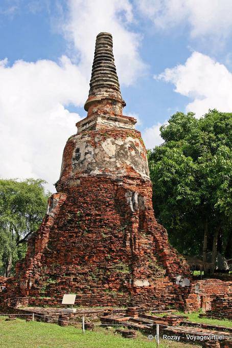 Chedi Antiga, Wat Phra Sri Samphet, Ayutthaya - Tailândia