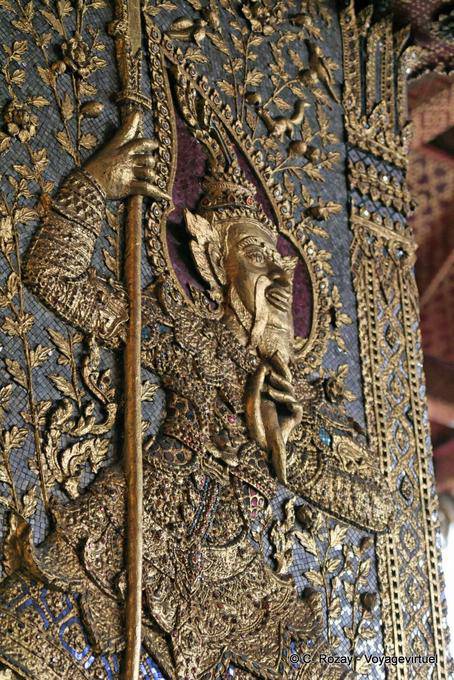Portão vihara Buddha Deitado, Wat Pho (Wat Phra Chettuphon), Bangkok - Tailândia