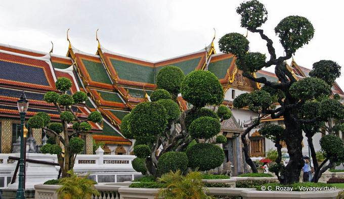 Topiary, Wat Pho (Wat Phra Chettuphon), Bangkok - Tailândia