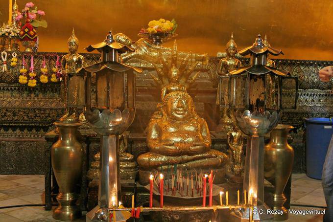 Laughing Buddha, Wat Pho, Banguecoque - Tailândia