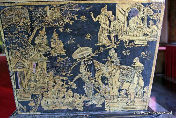 Estela informativo, Chiang Mai Temple - Tailândia