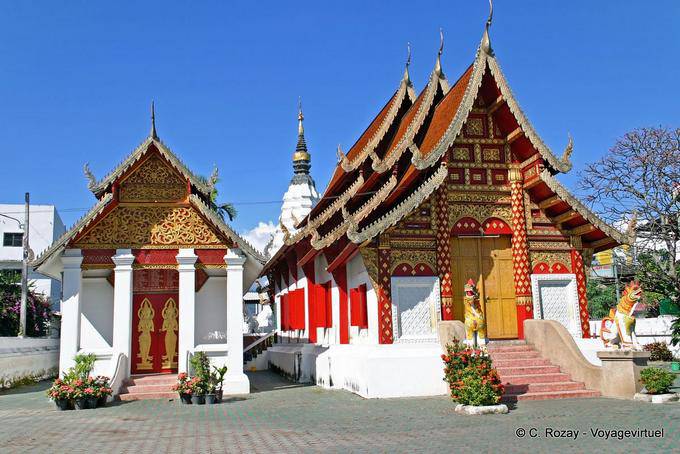Identificar Mosteiro, Chiang Mai Temple - Tailândia