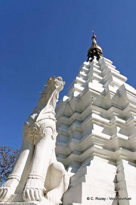 Guarda Branca Wat Suan Dok, Chiang Mai Temple - Tailândia