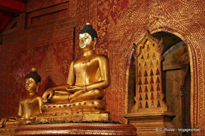 Leão Buda, reverenciado Wat Phra Singh, Chiang Mai - Tailândia