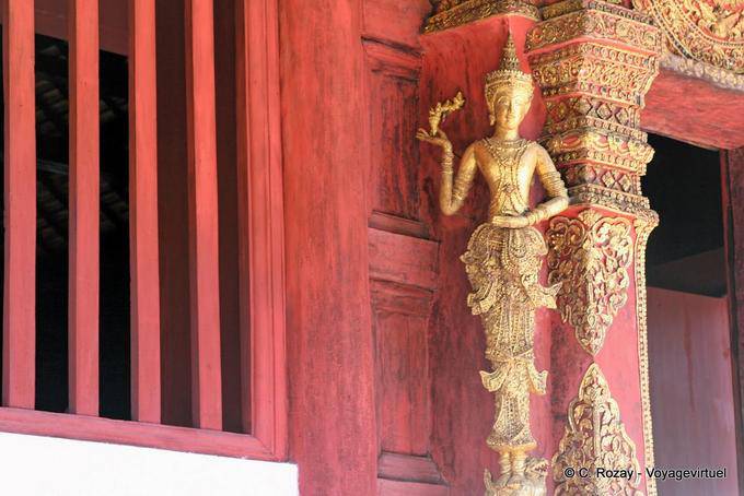 Decoração Exterior, Wat Phra Singh, Chiang Mai - Tailândia