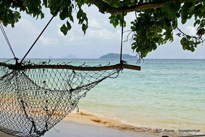 A rede suspensa, Koh Phi Phi - Tailândia