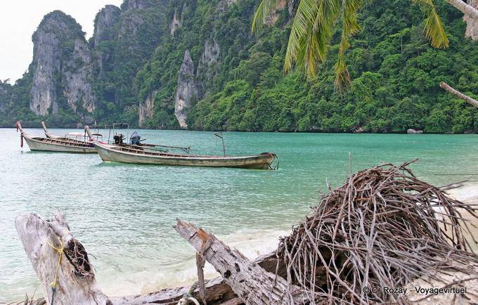 Lado direito do Railay, Koh Phi Phi - Tailândia