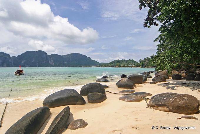 Parte ocidental de Long Beach, Koh Phi Phi - Tailândia