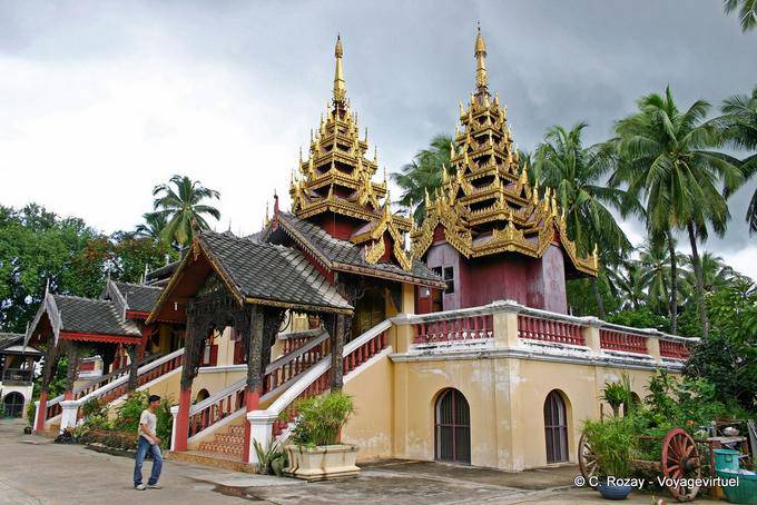 Templo tradicional birmanês, Lampang, Wat Sri Chum - Tailândia