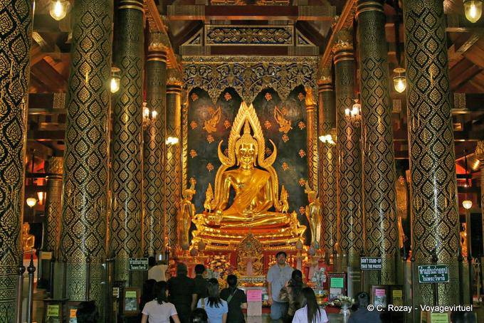 Templo de Phra Buddha Chinnarat, Phra Sri Rattana Wat Mahatha, Phitsanulok - Tailândia