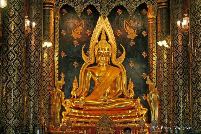 Phra Buddha Chinnarat, Wat Phra Si Rattana Mahatha, Phitsanulok - Tailândia