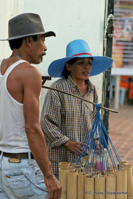 Vendedora de arroz pegajoso, Phitsanulok - Tailândia