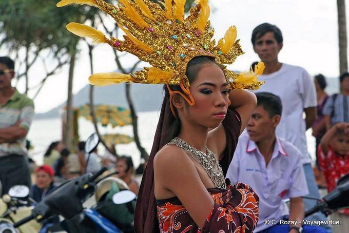Minha coisa em penas, Festival Patong, Phuket - Tailândia