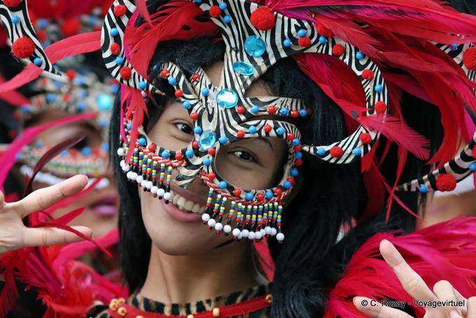 Máscara Festival Patong, Phuket - Tailândia