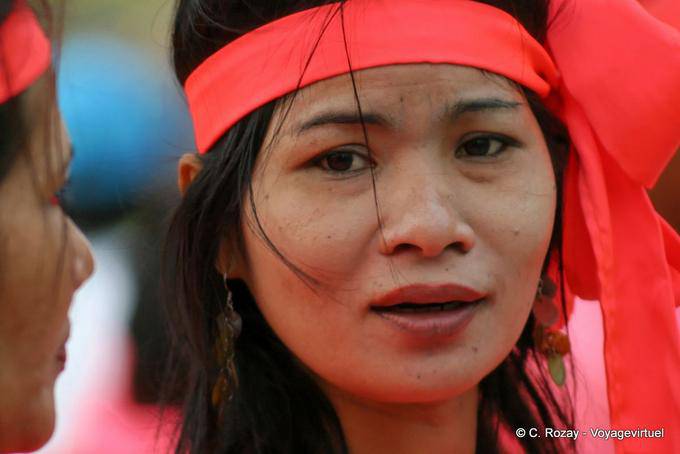 Bandana vermelha, Festival Patong, Phuket - Tailândia