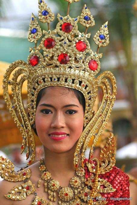 Beleza coroado Festival Patong, Phuket - Tailândia