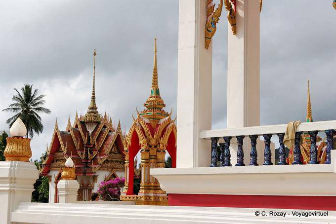 Ver Wat Suwan Khiri Wong arquitetura, Patong, Phuket Temple - Tailândia