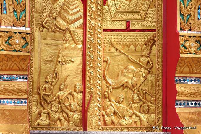 Golden Gate, Wat Suwan Khiri Wong, Patong, Phuket Temple - Tailândia