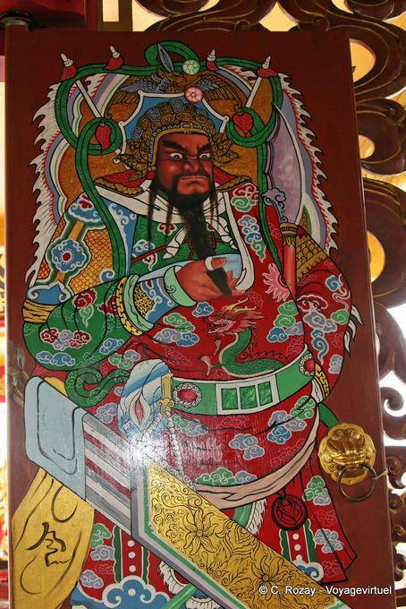 Pintura chinesa deus barbudo, Phuket Town Gypsy - Tailândia