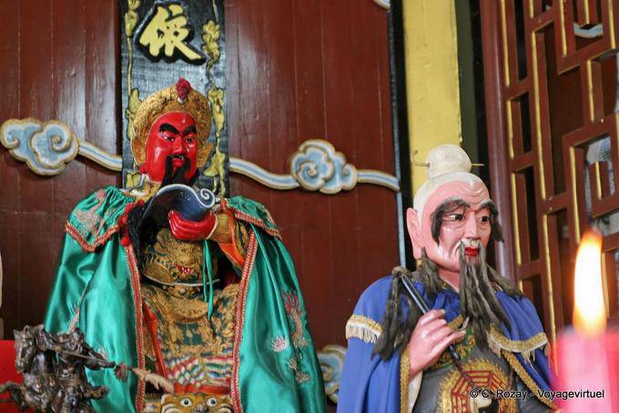 Deus tradicional vermelho chinês, Phuket Town Gypsy - Tailândia