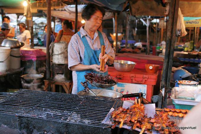 Fogão mercado Sukhothai - Tailândia