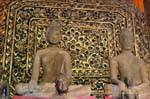 Siameses Buddhas, Wat Choeng Phanan, Ayutthaya, Tailândia.