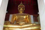 Buddha Wat Phra Na Homens, Ayutthaya, Tailândia.