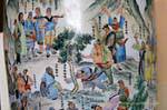 Pintura chinesa, Wat Phra Sri Samphet, Ayutthaya, Tailândia.