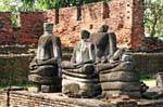 Headless Buddhas, Wat Phra Sri Samphet, Ayutthaya, Tailândia.