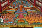 Etapa da vida do Buddha, Wat Phra Singh, Chiang Mai, Tailândia.