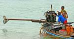 Motor de cauda longa, Koh Phi Phi, Tailândia.